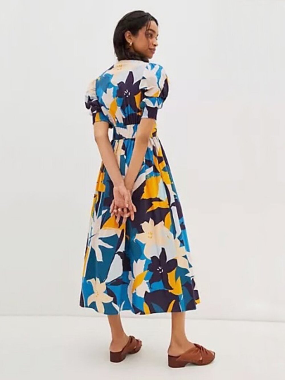 ANTHROPOLOGIE | 100% Cotton Ronika Floral Maxi Dress | NWT